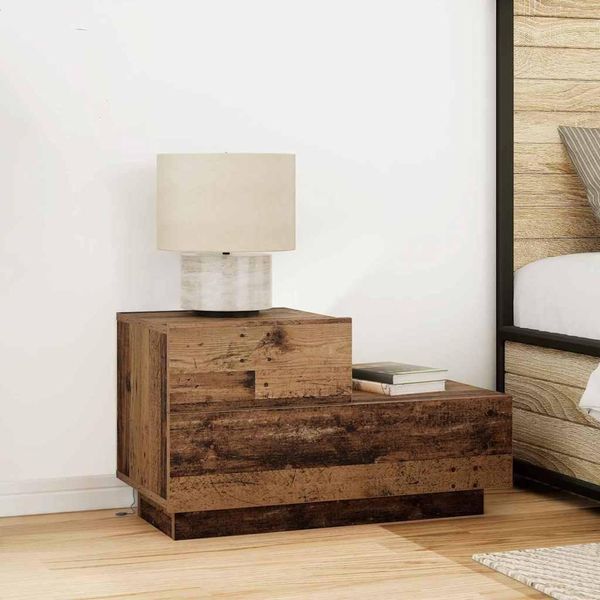 Maison Exclusive - Comodino In Legno Antico 70 X 36 X 40,5 Cm Materiale Ligneo-image
