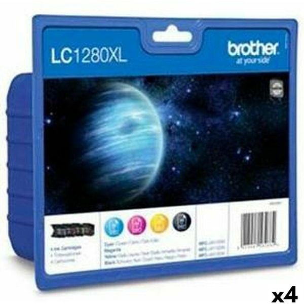 Cartuccia D'inchiostro Originale Brother LC1280XL Giallo (4 Pezzi)-image