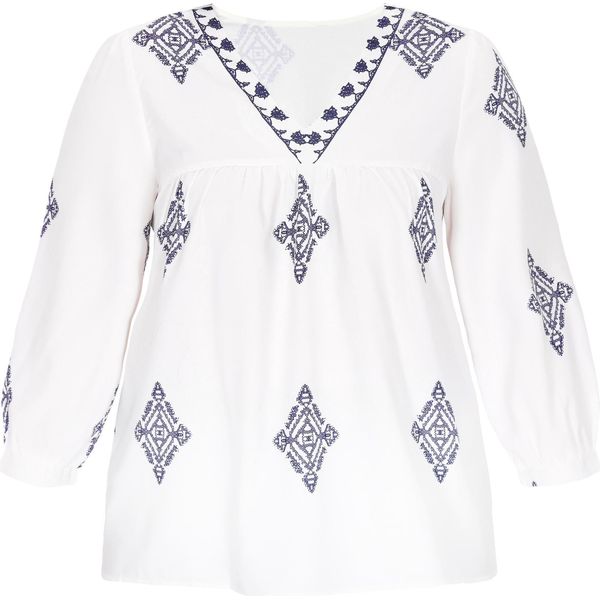 Gaya Damen Bluse - Weiss, Xl-image