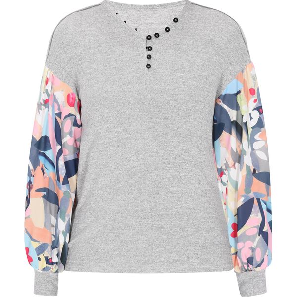 Sidona Damen Bluse - Grigio, Xl-image