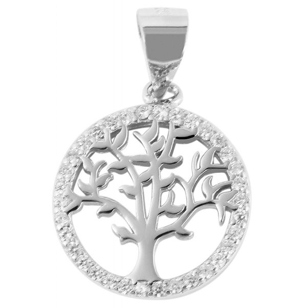 KettenanhäNger Adelia´S "Eleganter Schmuck AnhäNger Aus 925 Sterling Silber", Silber, SchmuckanhäNger, Damen, Silber 925 (Sterlingsilber), KettenanhäNger-image