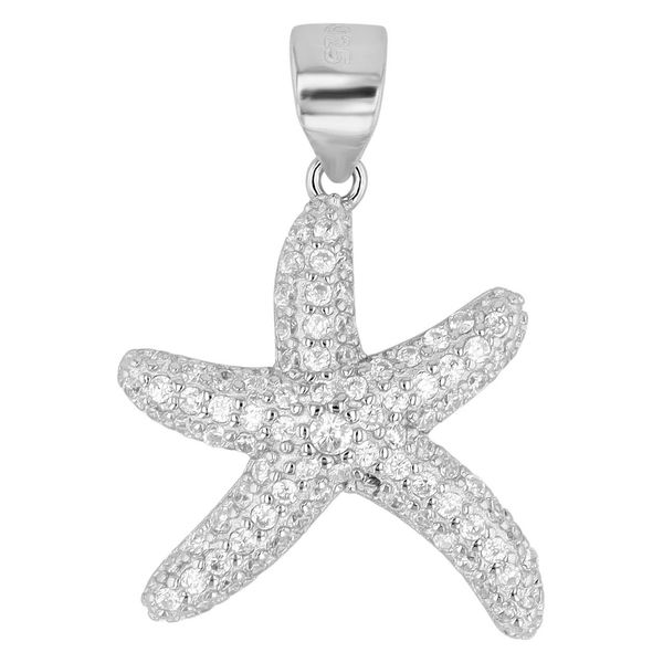 KettenanhäNger Adelia´S "Hochwertiger Stern AnhäNger Aus 925 Sterling Silber", Silber, SchmuckanhäNger, Damen, Silber 925 (Sterlingsilber), KettenanhäNger-image
