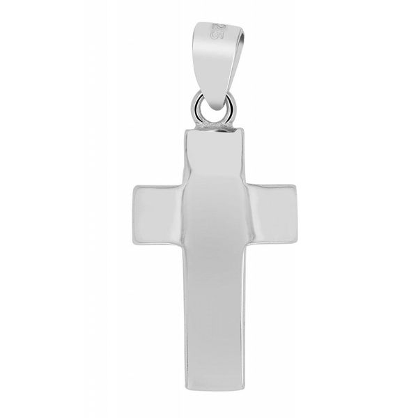 KettenanhäNger Adelia´s "Eleganter Kreuz AnhäNger Aus 925 Sterling Silber", Gold, SchmuckanhäNger, Damen, Silber 925 (Sterlingsilber), KettenanhäNger-image