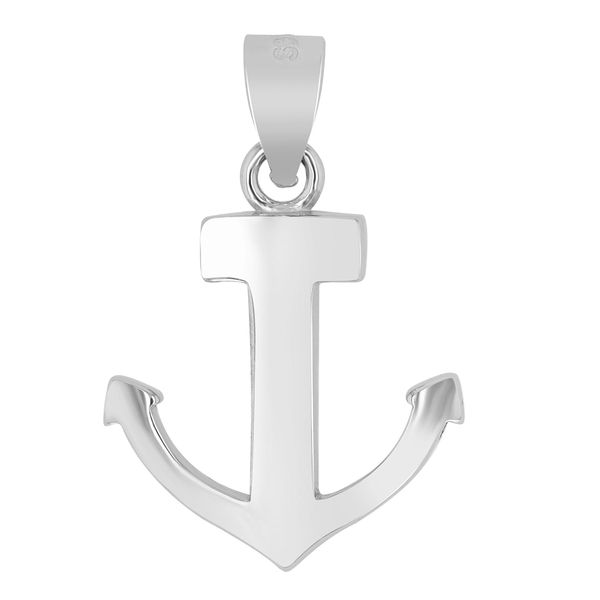 KettenanhäNger Adelia´S "Stilvoller Anker AnhäNger Aus 925 Sterling Silber", Silber, SchmuckanhäNger, Damen, Silber 925 (Sterlingsilber), KettenanhäNger-image