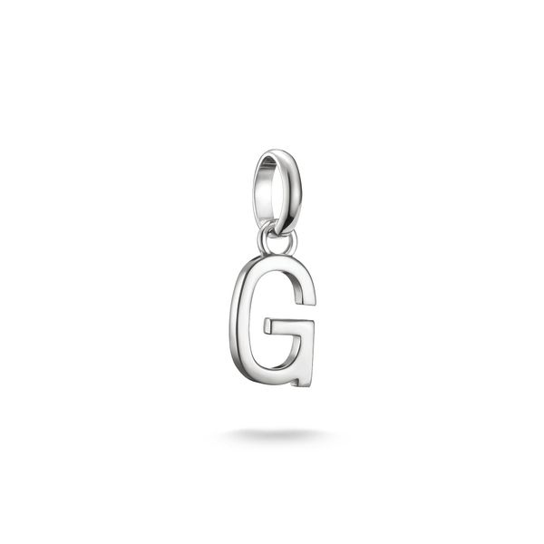Charm Buchstabe Thomas Sabo "Charm Alphabet/Buchstabe - Connect", Silber (Silberfarben), Charms, Damen, G, Silber 925 (Recycelt)-image