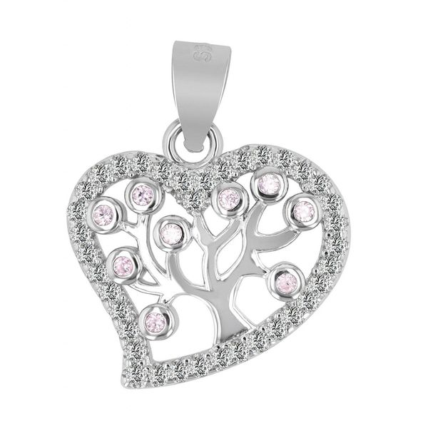 KettenanhäNger Adelia´S "Eleganter Herz AnhäNger Aus 925 Sterling Silber", Gold, SchmuckanhäNger, Damen, Silber 925 (Sterlingsilber), KettenanhäNger-image