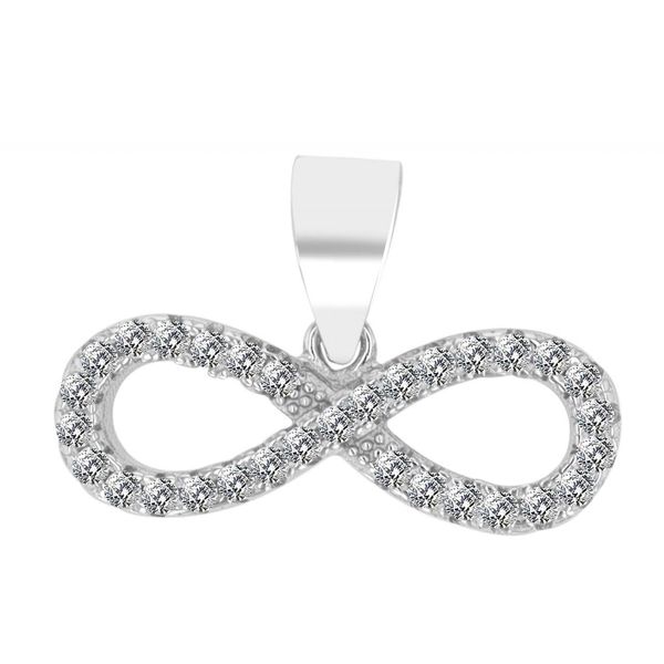 KettenanhäNger Adelia´S "Zeitloser Unendlichkeitszeichen AnhäNger Aus 925 Sterling Silber", Silber, SchmuckanhäNger, Damen, Silber 925 (Sterlingsilber), KettenanhäNger-image