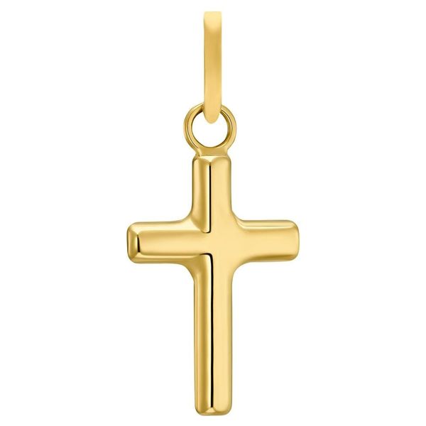 KreuzanhäNger Amor "9038459", Gold (Gelbgoldfarben), SchmuckanhäNger, Damen, Gelbgold 585, 0,34 G-image