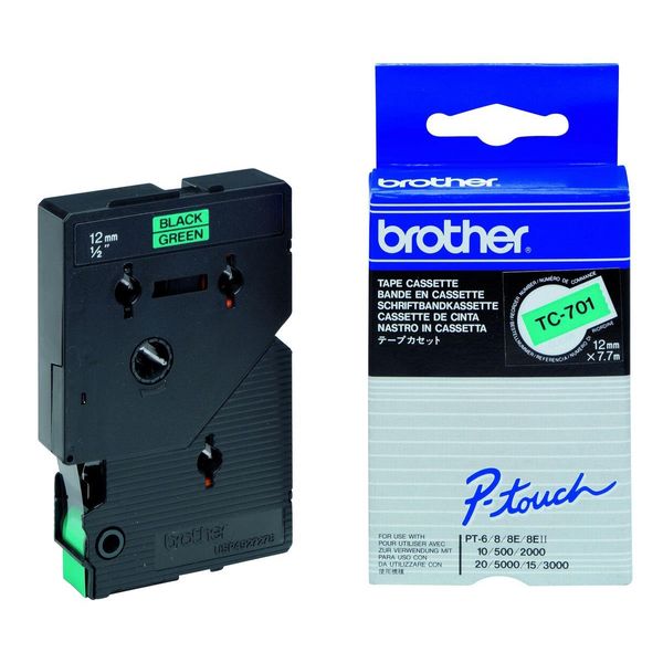 Brother Tc-Tape TC-701 Cassetta A Nastro, Larghezza Nastro: 12 Mm-image