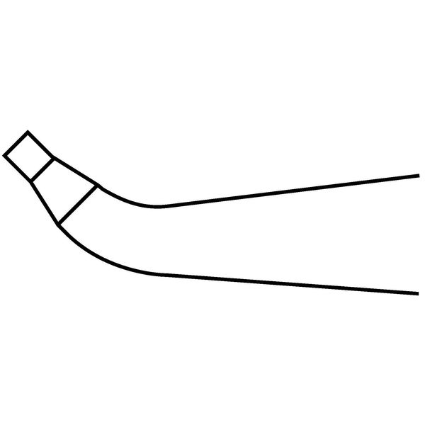 Knipex 44 31 J42 Pinza Per Anelli Interni In Fori Di Trapano Con Angolo Di 45° E Rivestimento In Plastica Nera Atramentata 310 Mm-image