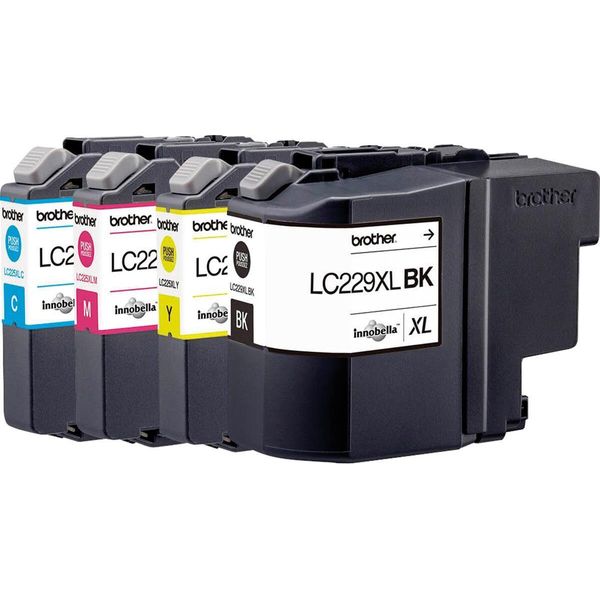 Brother LC-229XLVALBP Cartuccia D'inchiostro 4 Pz. Originale Nero, Ciano, Magenta, Giallo-image