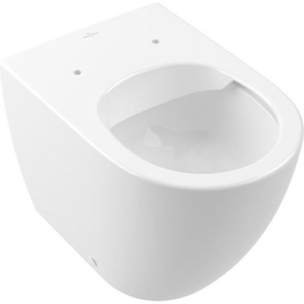 Villeroy & Boch Subway 2.0 Wc à Fond Creux, Ovale, Au Sol, Sortie Horizontale, Directflush, 370X560X400Mm, 5602R0R1, 5602R0R1-image