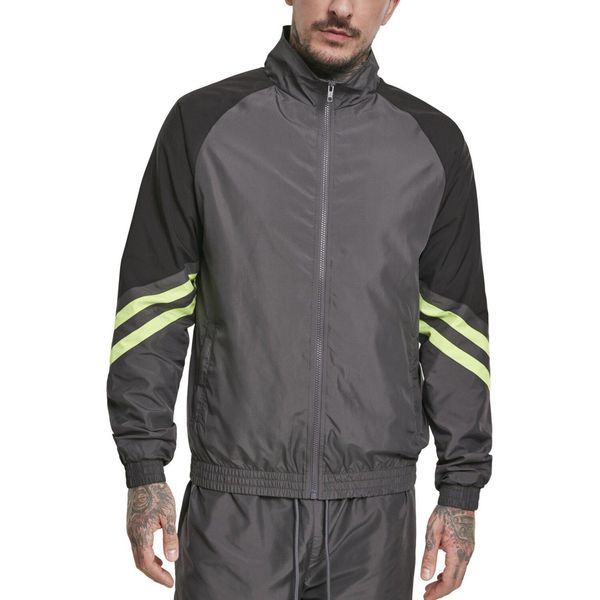 Urban Classics TB3478 | Block Sport Track Jacket Uomo - Colore: Scuro-Ombra - Taglia: S-image