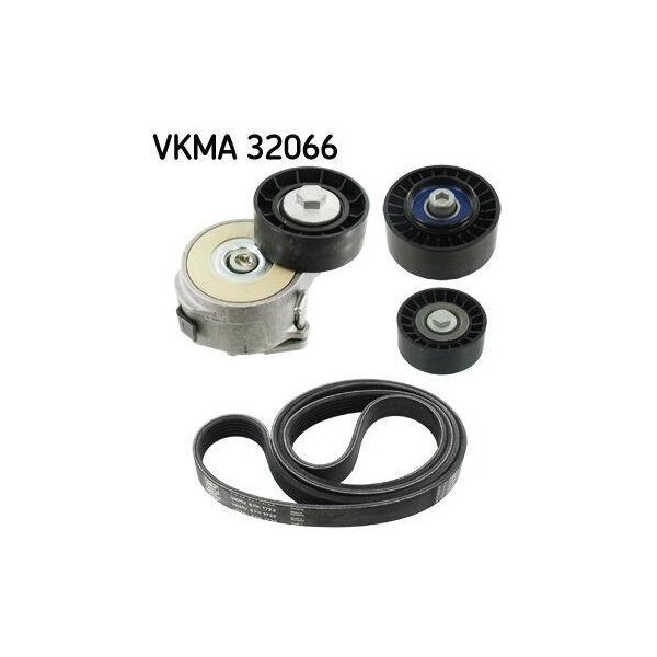 Skf | Set Di Cinghie Con Nervatura A V (Vkma 32066) Adatto Per Fiat, Alfa Romeo-image