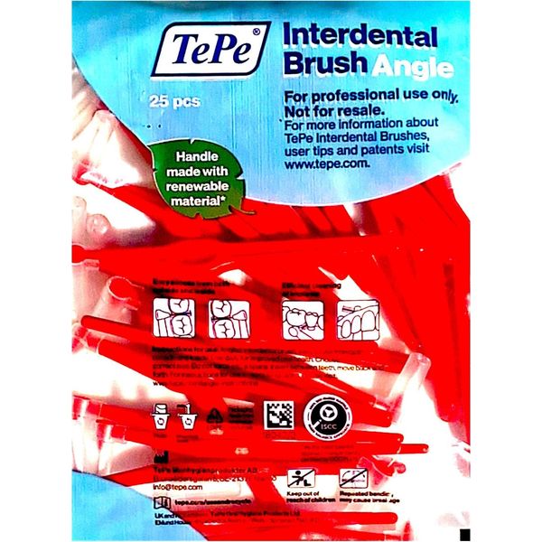 Tepe Scovolini Interdentali Angolo Rosso 0,5 Mm 25 Pezzi-image