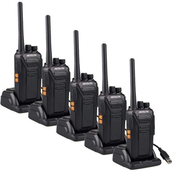 Radio Retevis RT27, Radio Pmr, 16 Canali Ctcss/Dcs Vox, Radio Royalty Free Per Sicurezza, Scuola, Cantiere, Supermercato-image