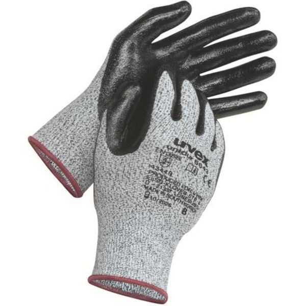 Guanto Di Sicurezza Uvex Unidur 6643 Grigio Taglia 8-image