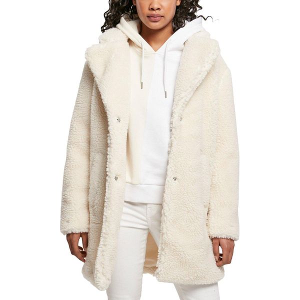 Urban Classics Donna - Mantello Sherpa Oversized Weiß - Xl-image