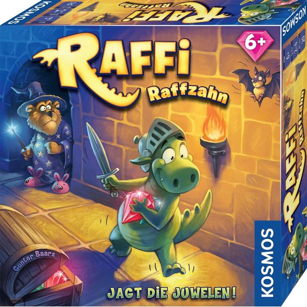 Kosmos Raffi Raffzahn, Merkspiel, Kinderspiel, Memo-Magnetspiel, Kinder Spiel, Ab 6 Jahren, 681036-image