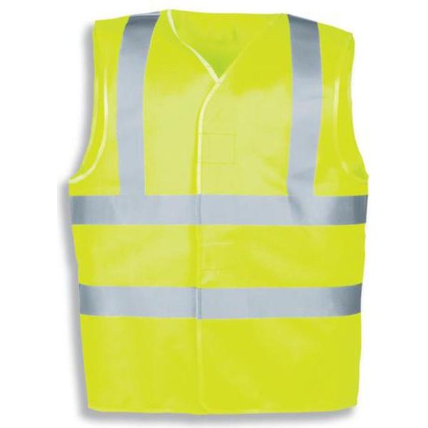 Uvex Gilet Ad Alta Visibilità Protezione Giallo Flash, Giallo Warning Taglia M-image