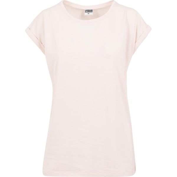 DáMské TričKo Urban Classics Ladies Extended Shoulder Tee Rosa - Xs-image
