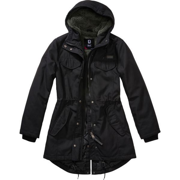 Brandit Donna - Giacca Parka Marsh Lake Nero - Xxl-image