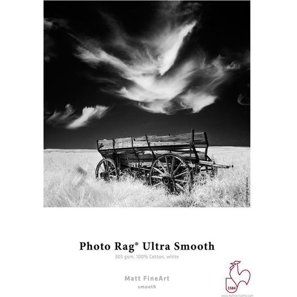HahnemüHle Photo Rag® Ultra Smooth Fineart Inkjet-Paper - 305 G/M² - 36" X 12 M - 1 Rotolo"-image