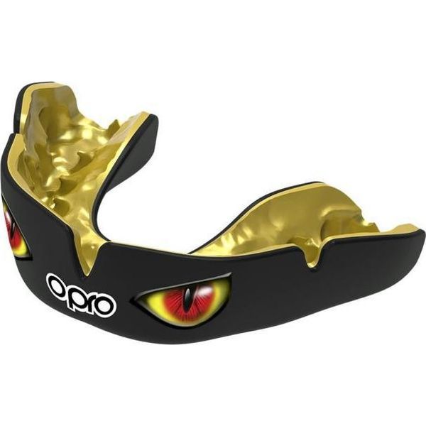 Paradenti Opro Instant Custom Fit Occhi Nero/Rosso-image