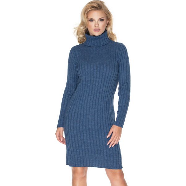 Peekaboo - Vestito In Maglia Da Donna Con Dolcevita Dorog Jeans Universale-image