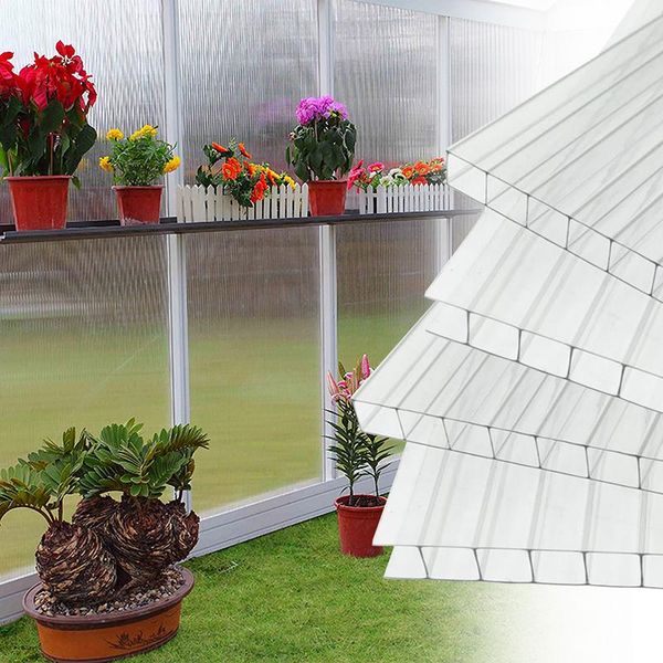 Jopassy 14X Lastre Alveolari In Policarbonato A Doppia Parete 4Mm Lastre Per Serre 10,25 M²-image