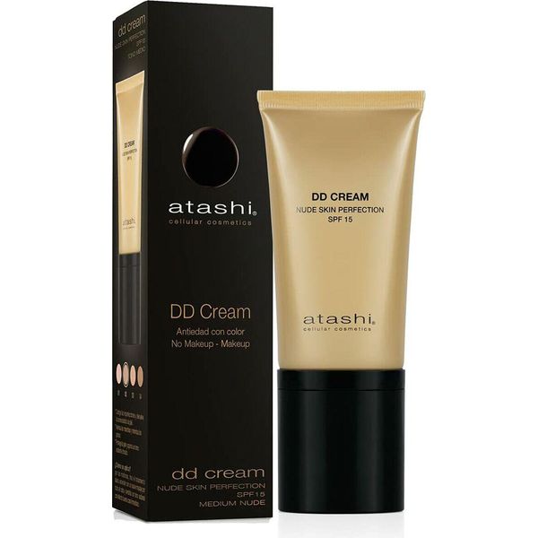 Atashi Anti-Aging Dd Cream Color Treatment Con SPF15 50Ml Tonalità Media-image