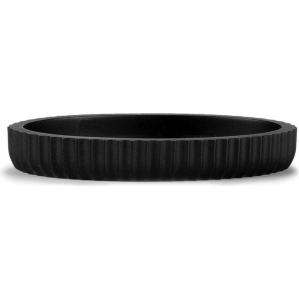 Portasapone In Resina Nera Opaca 13,5X9X2Cm Andrea House-image
