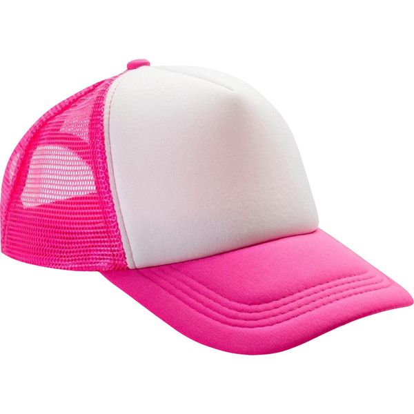 Result - Cappello Trucker Detroit BC4787 (Taglia Unica) (Fenicottero-Rosa/Bianco)-image