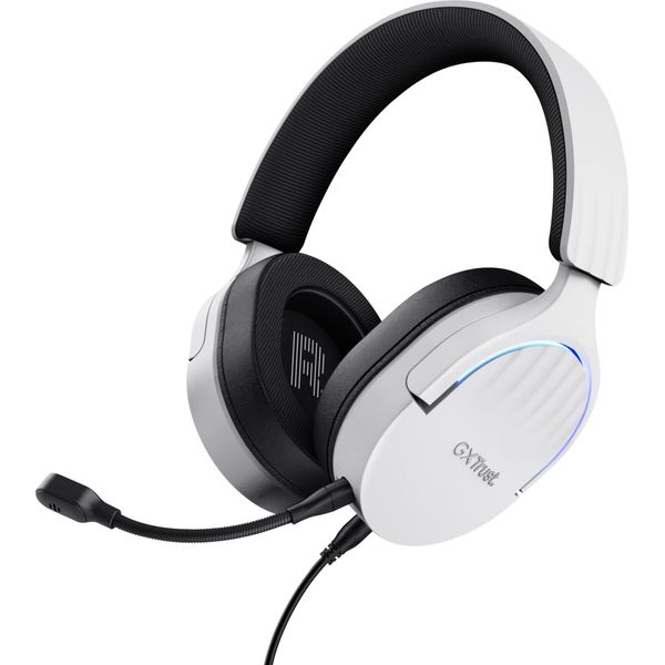 Trust Trust Gxt 490 Fayzo Cuffia Cablata Per Moto Usb Type-A Nero, Bianco-image