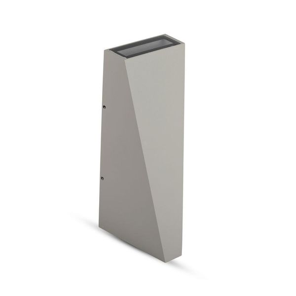 Applique Led Grigie - Luce Triangolare - IP65 - 6W - 660 Lumen - 4000K-image