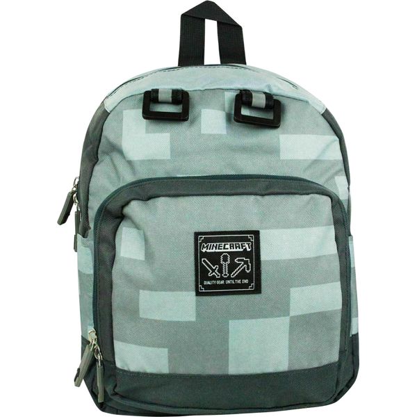 Minecraft Bambini Argento Mini Zaino NS139 (Taglia Unica) (Argento)-image