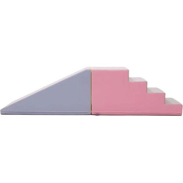 Blocchi Da Gioco Iglu Xl Slide Blocchi Da Costruzione Giganti E Morbidi Per Sviluppare Le Capacità Motorie Dei Bambini Colore Pastello Chiaro-image