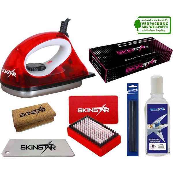 Skinstar Skiwax Starter Set All In One Performance Ski Wax 7 Pezzi Rosso - Il Set Offre: Set Iniziale 7 Pezzi-image