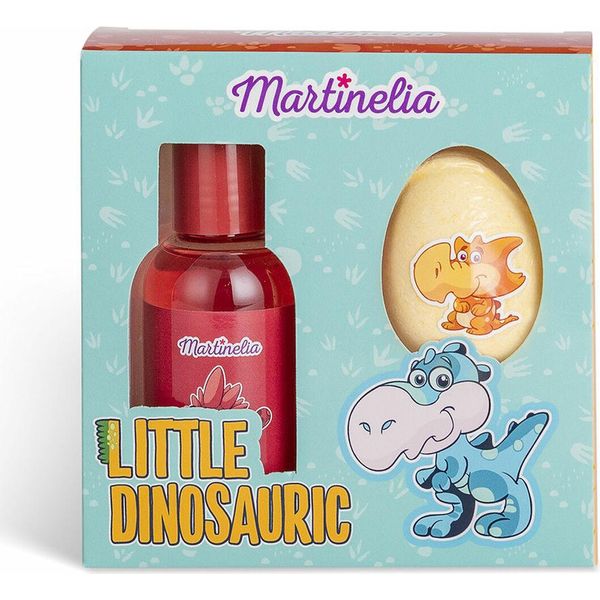 Martinelia Set Da Bagno Per Bambini Piccolo Set Da Bagno Dino Dinosauro Per Ragazzi Gel Doccia E Bomba Da Bagno Giocosi - Non Tossici-image