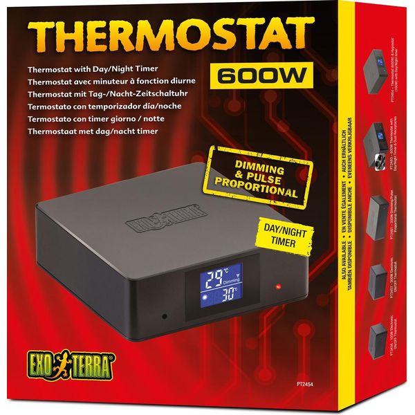 Exo Terra Termostato Con Timer Giorno E Notte 600W Trasparente Taglia Unica-image