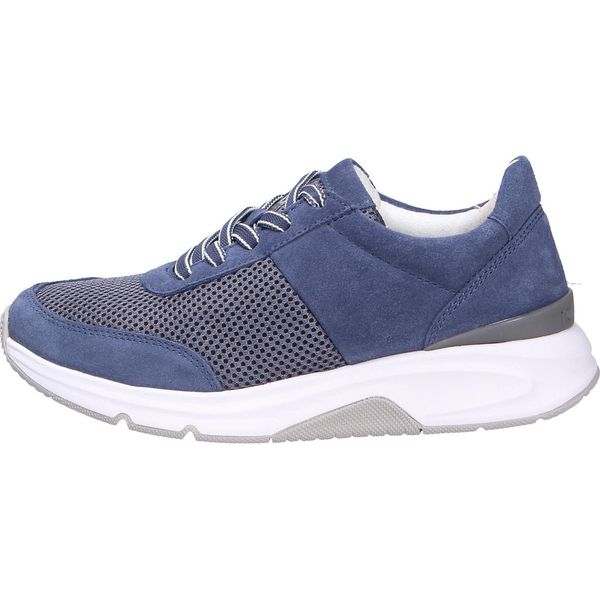 Gabor Rollingsoft Scarpe Da Donna - Scarpe Da Ginnastica Sportive Stringate Blu Tempo Libero Nuovo-image