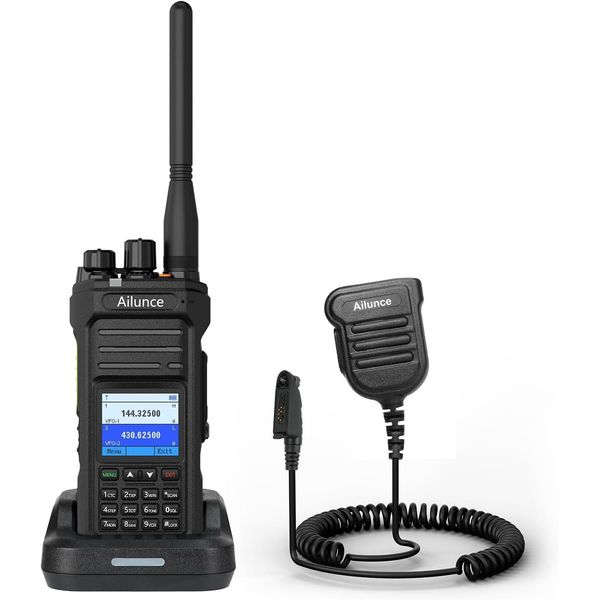 Retevis Ailunce HA1UV Radio Amatoriale, Walkie Talkie IP67, Batteria 2800Mah, Radio Amatoriale USB-C Ricaricabile Per Emergenze, Caccia, Escursioni (1 Pezzo)-image