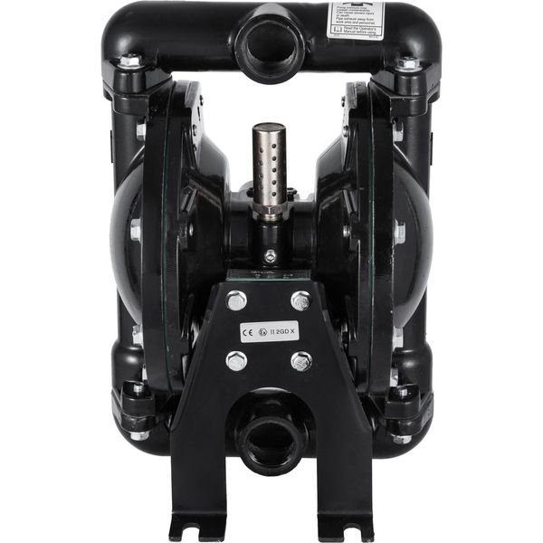 Succebuy Pompa A Doppia Membrana Ad Aria Compressa, Ingresso E Uscita Da 1 Pollice, Alluminio, 35 Gpm, Max. 120 Psi, QBY4-25LF46 Per Uso Industriale-image