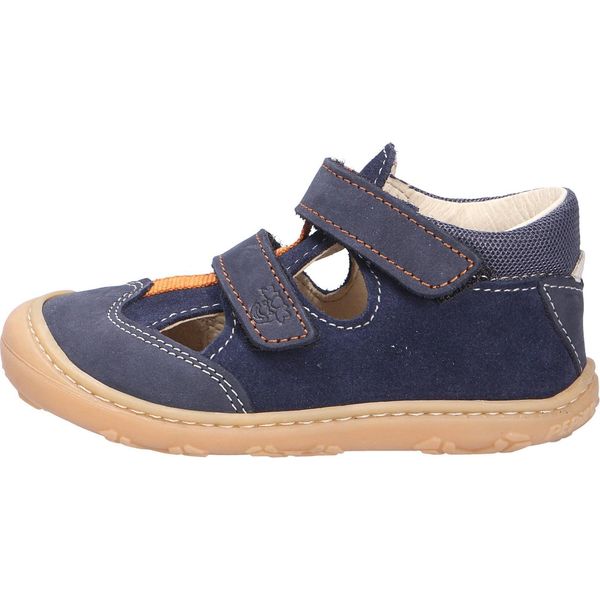 Pepino Scarpe Con Velcro/ Sandali All'aperto Ebi Blu Scamosciato Taglia: 18-image