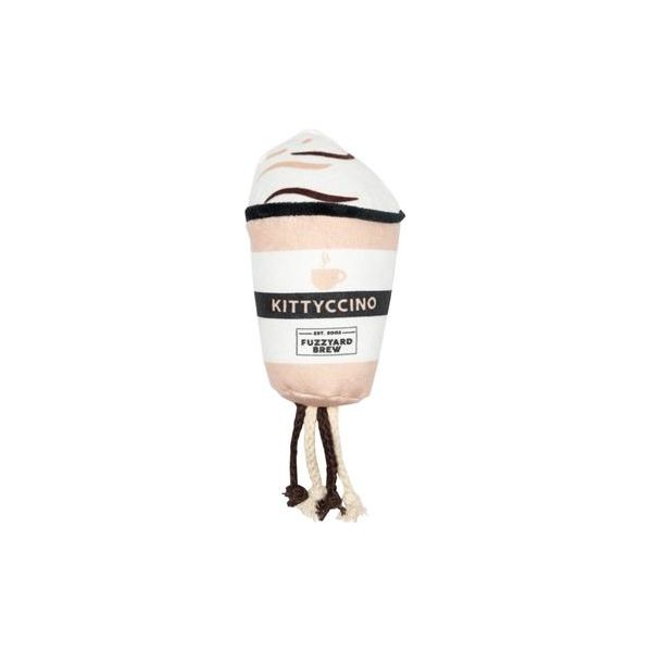 Peluche Fuzzyard Kittyccino Con Erba Gatta-image
