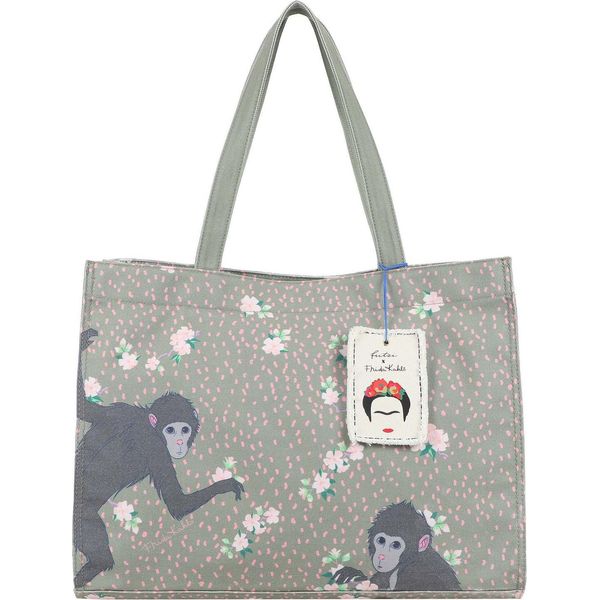 Fritzi Aus PreußEn Borsa A Tracolla Fritzi X Frida Kahlo Easy01 Limited Jungle Shopper Jungli Verde-image