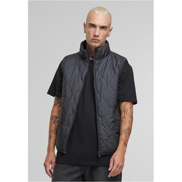 Urban Classics Uomo Gilet A Bolle Super Leggero Nero - L-image