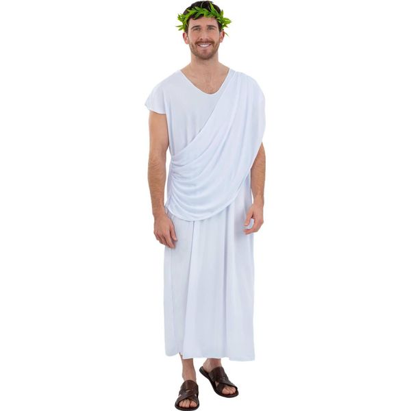 Smiffys - Costume Da Abito - Uomo/Donna Unisex SM2375 (L) (Bianco)-image