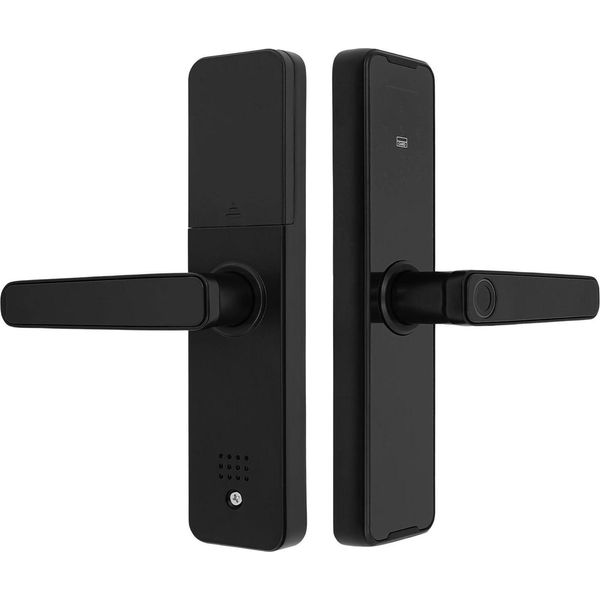Serratura Intelligente - Serratura Elettronica - Impronta Digitale - Tuya Wlan - Senza Chiavi - Funzionamento A Batteria - Lega Di Alluminio - Nero-image