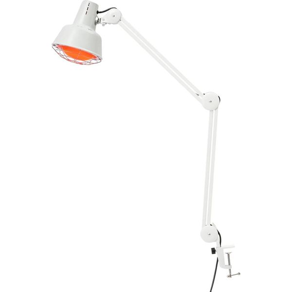 Lampada A Infrarossi - Lampada A Luce Rossa/Lampada Riscaldante - 275 W - Spina Ue - Terapia Della Luce - Bianco-image